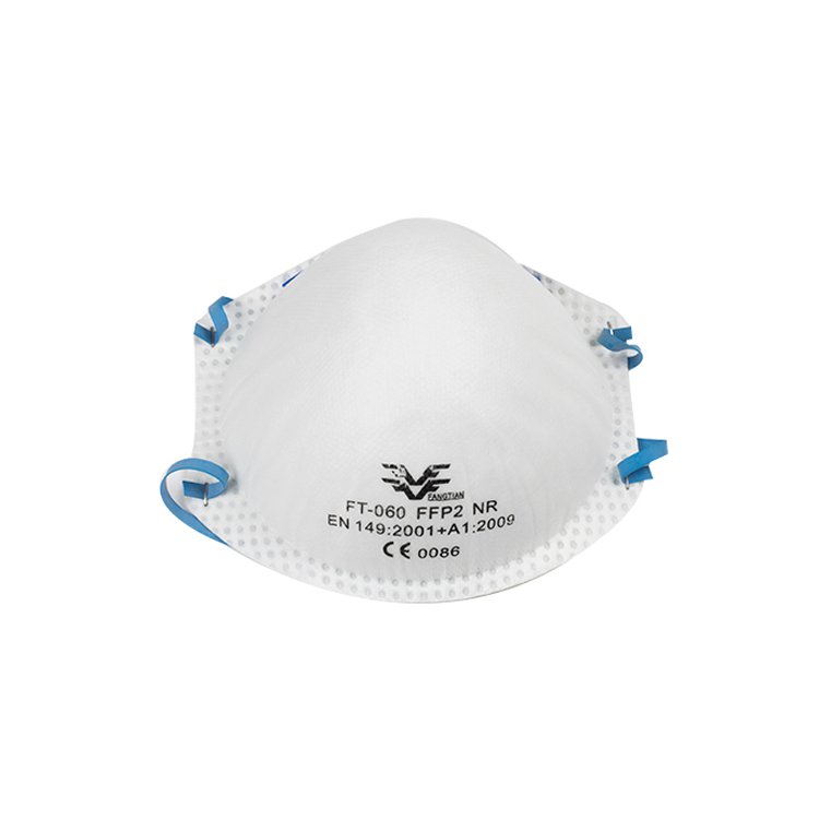 Máscara anti-poeira FFP2 Cone respiratório de proteção respirável