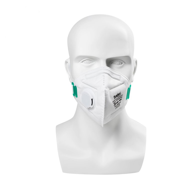 Respirador dobrável respirável NIOSH N95 com válvula