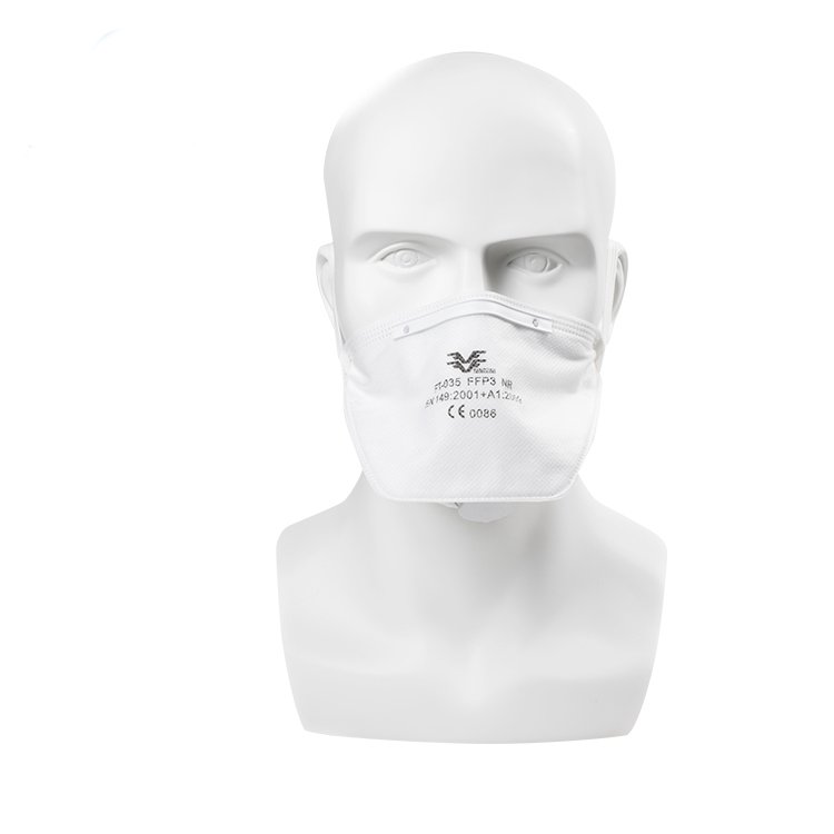 EN149 Máscara respiratória de filtro FFP3 padrão Duckbill com válvula
