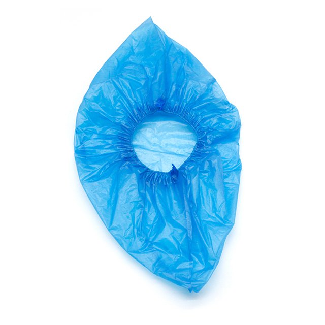 Capa de plástico descartável para sapatos PE capa de proteção de sapatos para limpeza de ambiente