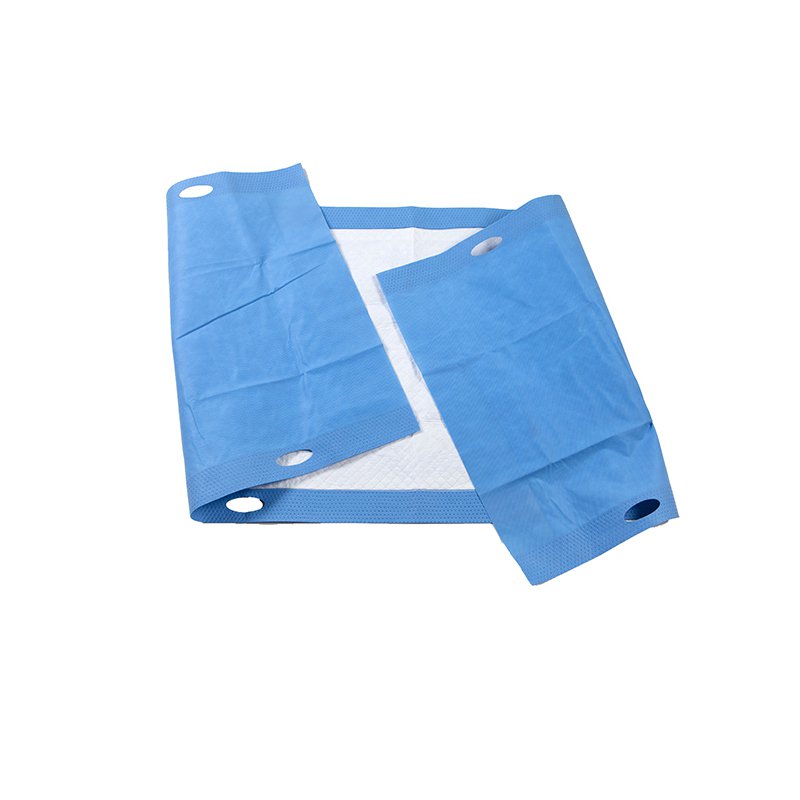 Almofada higiênica superabsorvente descartável para paciente Azul Almofada debaixo da cama para materno