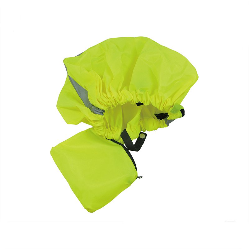 Capa de mochila de segurança reflexiva de poliéster aquecido escolar para andar de bicicleta