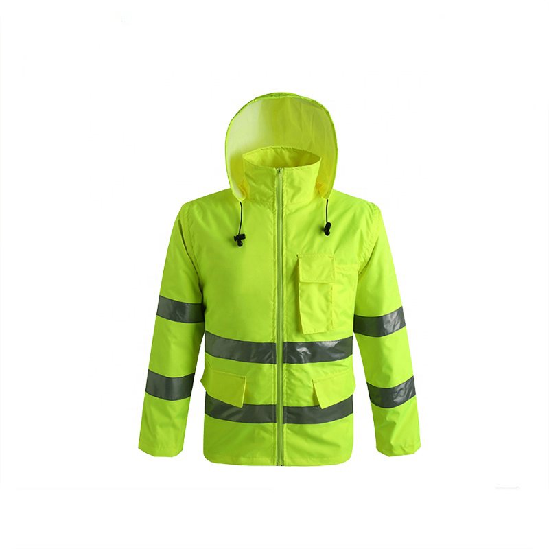 Novo Design Proteção do Trabalho Personalizado Aviso de Segurança Refletivo Jaqueta de Roupa Refletiva