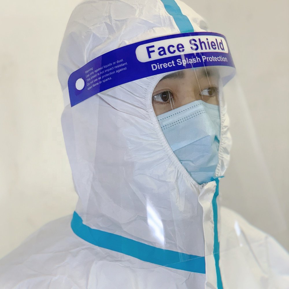 Adicionando uma proteção facial à máscara - Uma camada extra de proteção